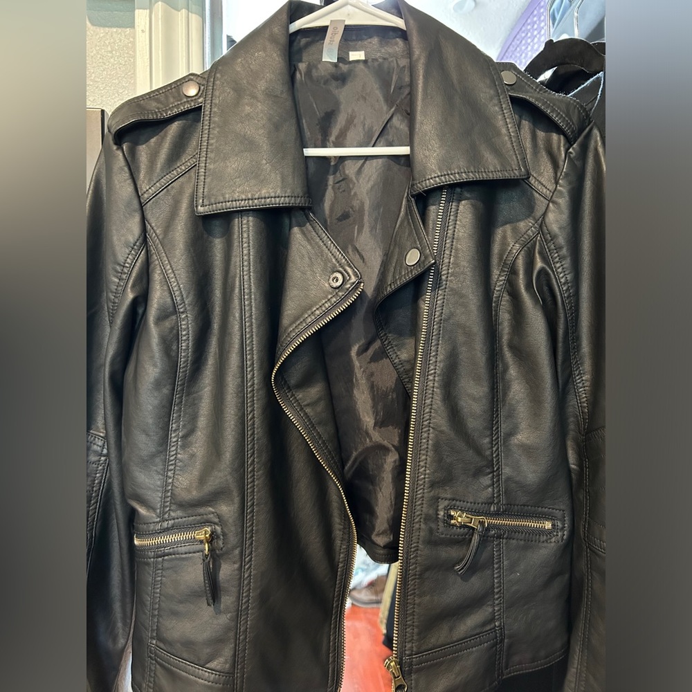 Vegan Leather Moto Jacket for the Bride